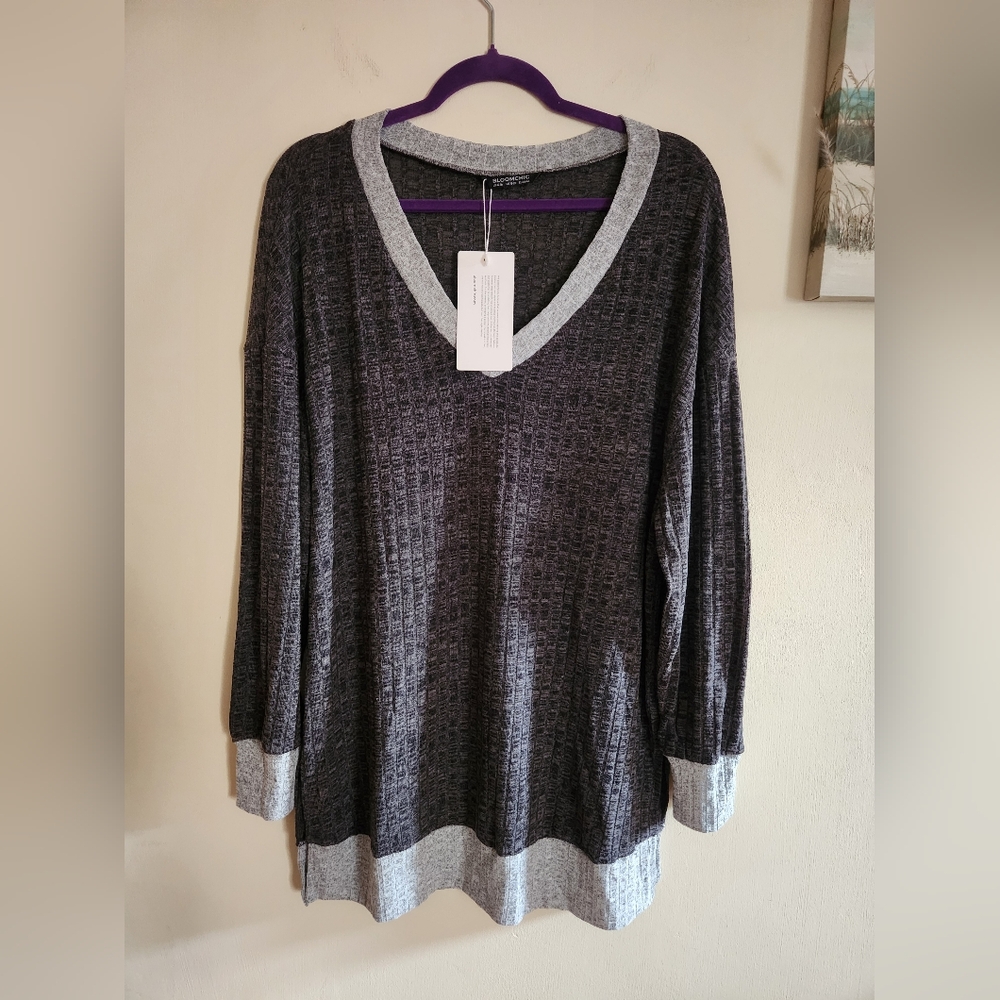 Bloomchic Long Sleeve Top 14/16 XL NWT